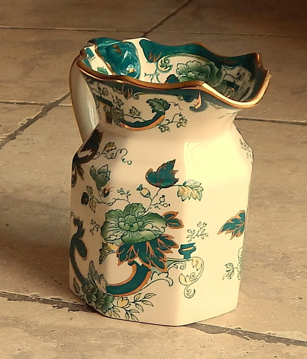 Mason’s Ironstone Chartreuse Jug - Image 2