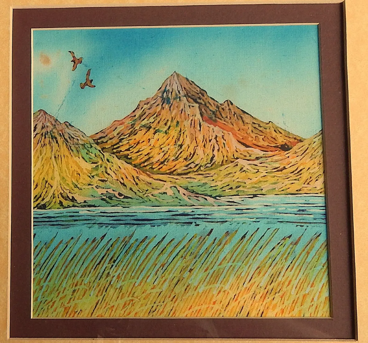 Signed Batik Art Work by Fionntan Gogarty - Image 2