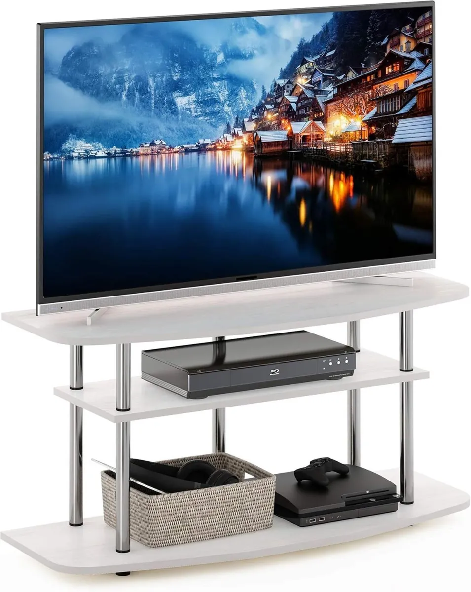 TURN-N-TUBE TV Stand 3-Tier Entertainment Center - Image 1