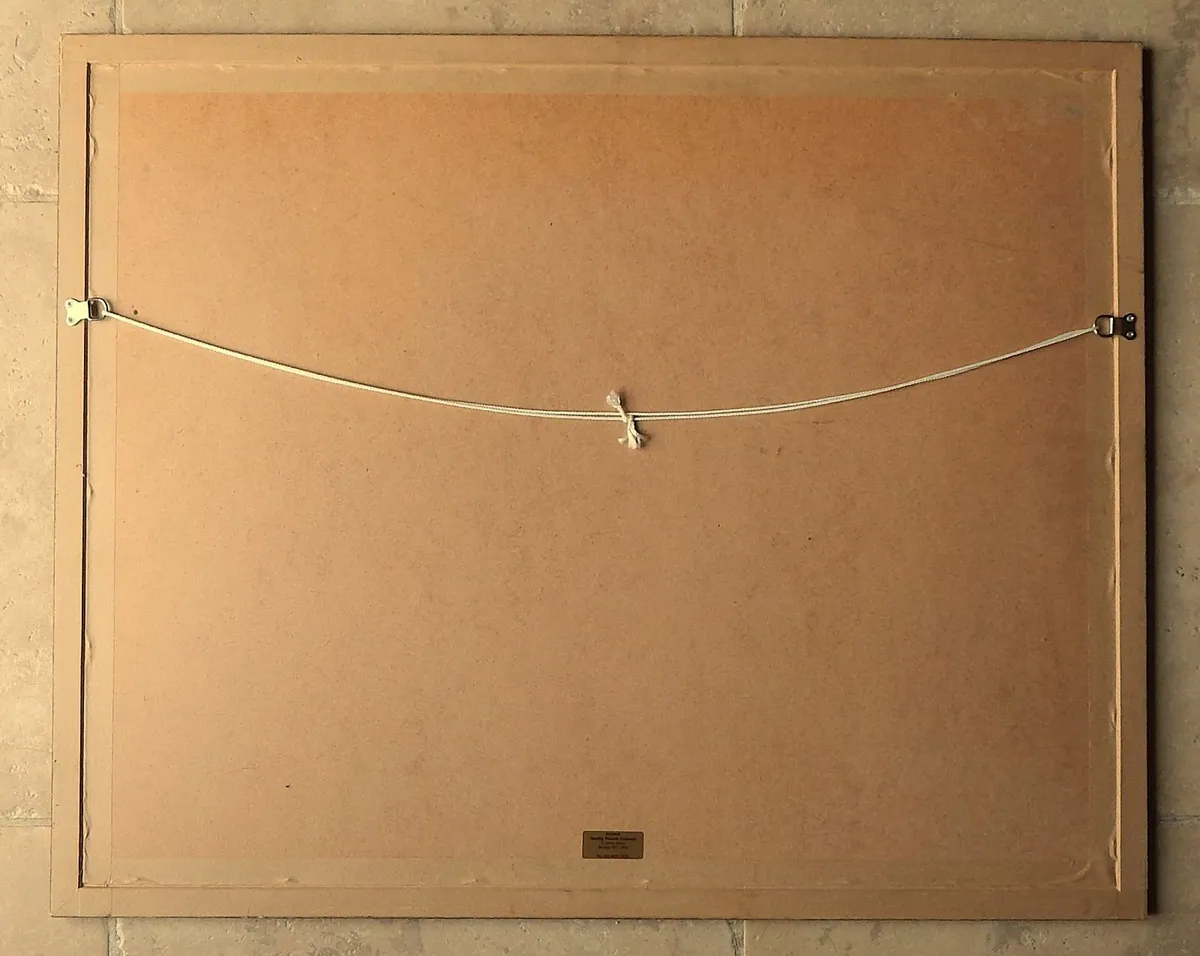 Large Signed Canvas Painting of Mythical Scene - Image 4