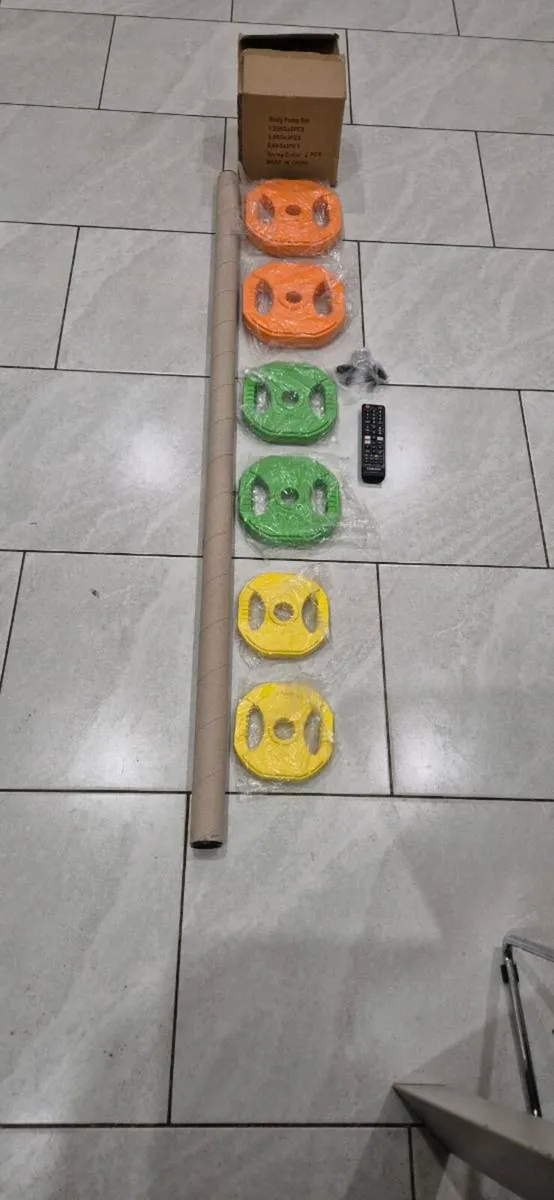Brand new 20 kilo bodypump weight set - Image 2