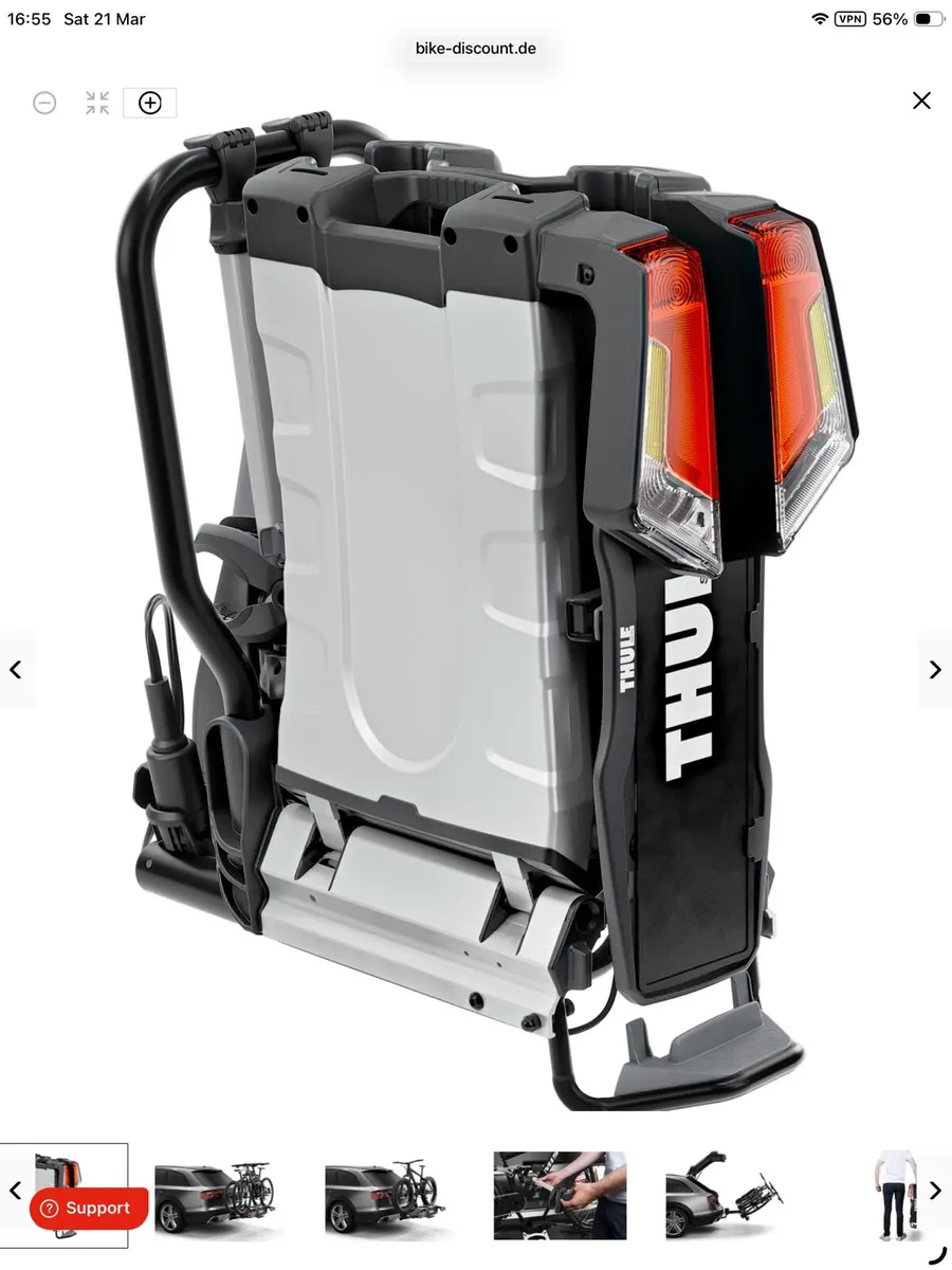 Thule heavy duty 2-bike rack - Image 1