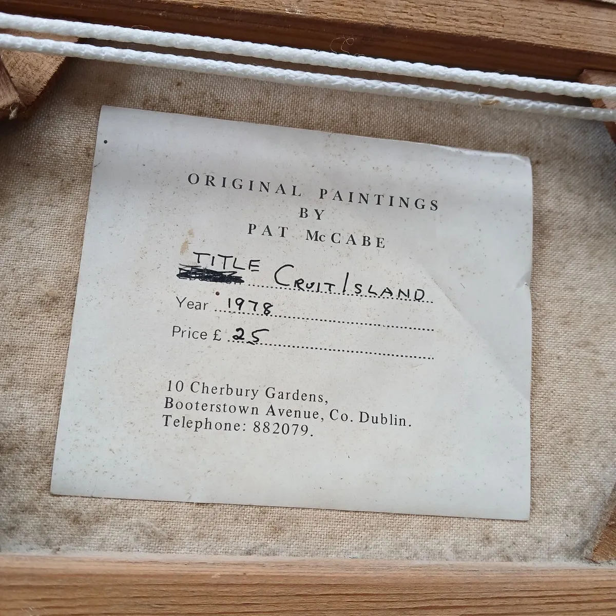 Pat McCabe " Cruit Island" 1978 - Image 3