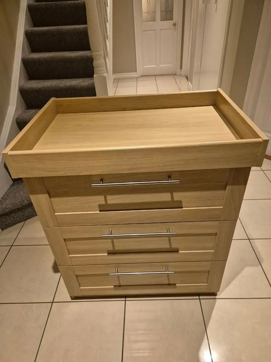 Mamas & Papas Dresser Changer - Oak - Image 2