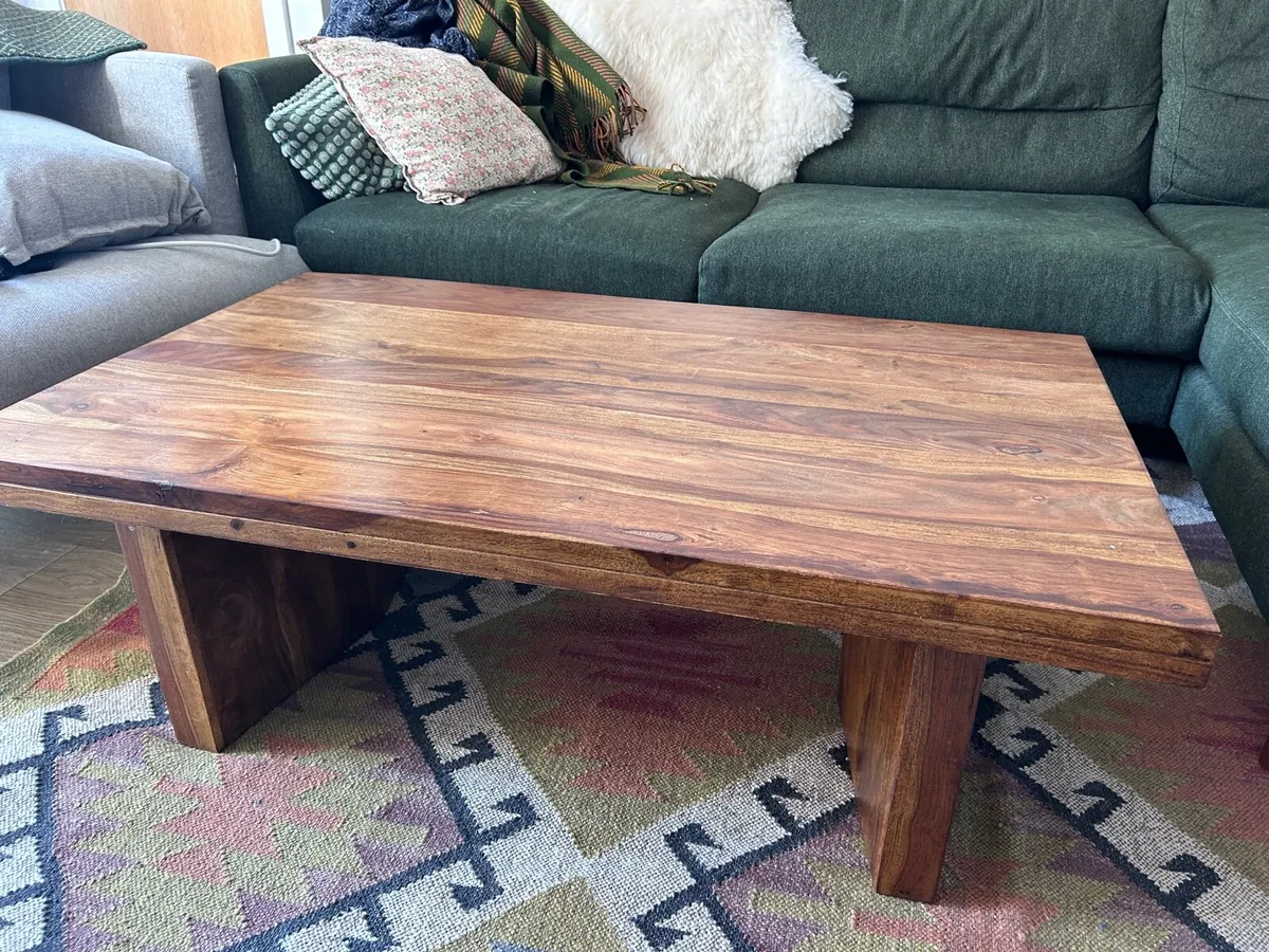 Handmade Rosewood Coffee Table - Image 4