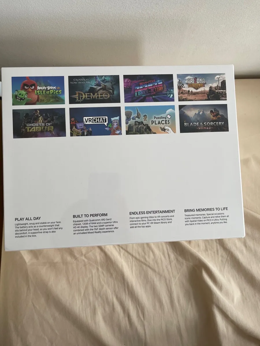 PICO 4 Ultra VR Headset 256GB – Brand New (Sealed) - Image 2