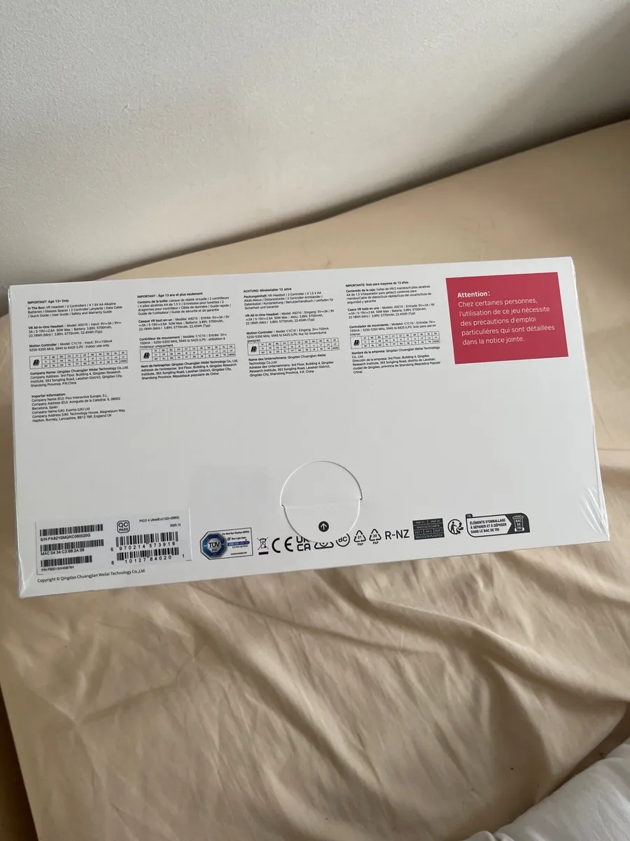 PICO 4 Ultra VR Headset 256GB – Brand New (Sealed) - Image 3