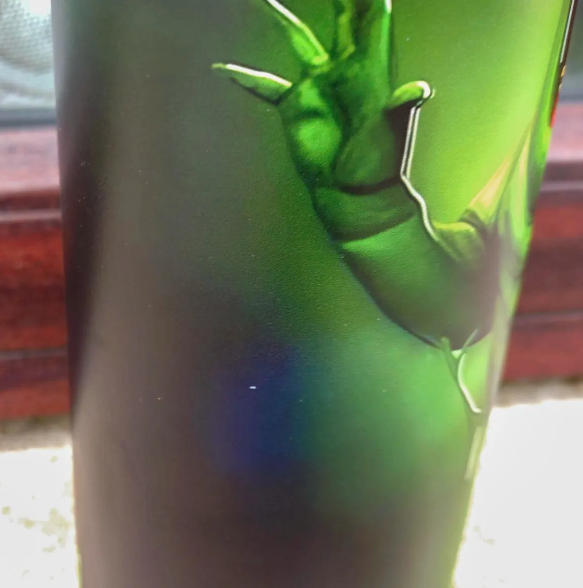 Fancy Green Ghost Drinks Flask (brand New). - Image 2
