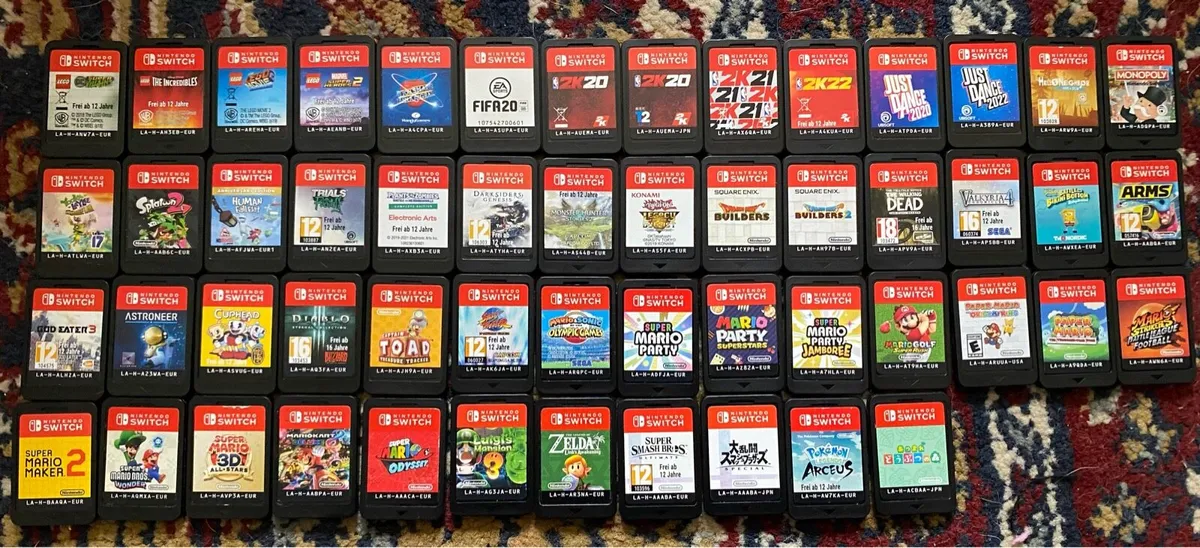 Massive List: Nintendo Switch & GBA Games - Image 1