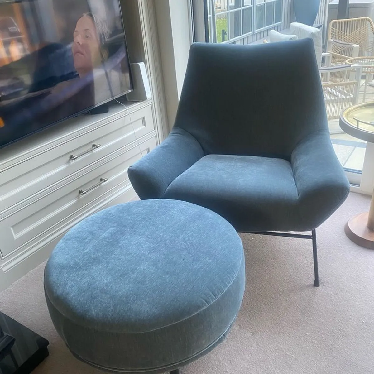 armchair and stool - Image 1