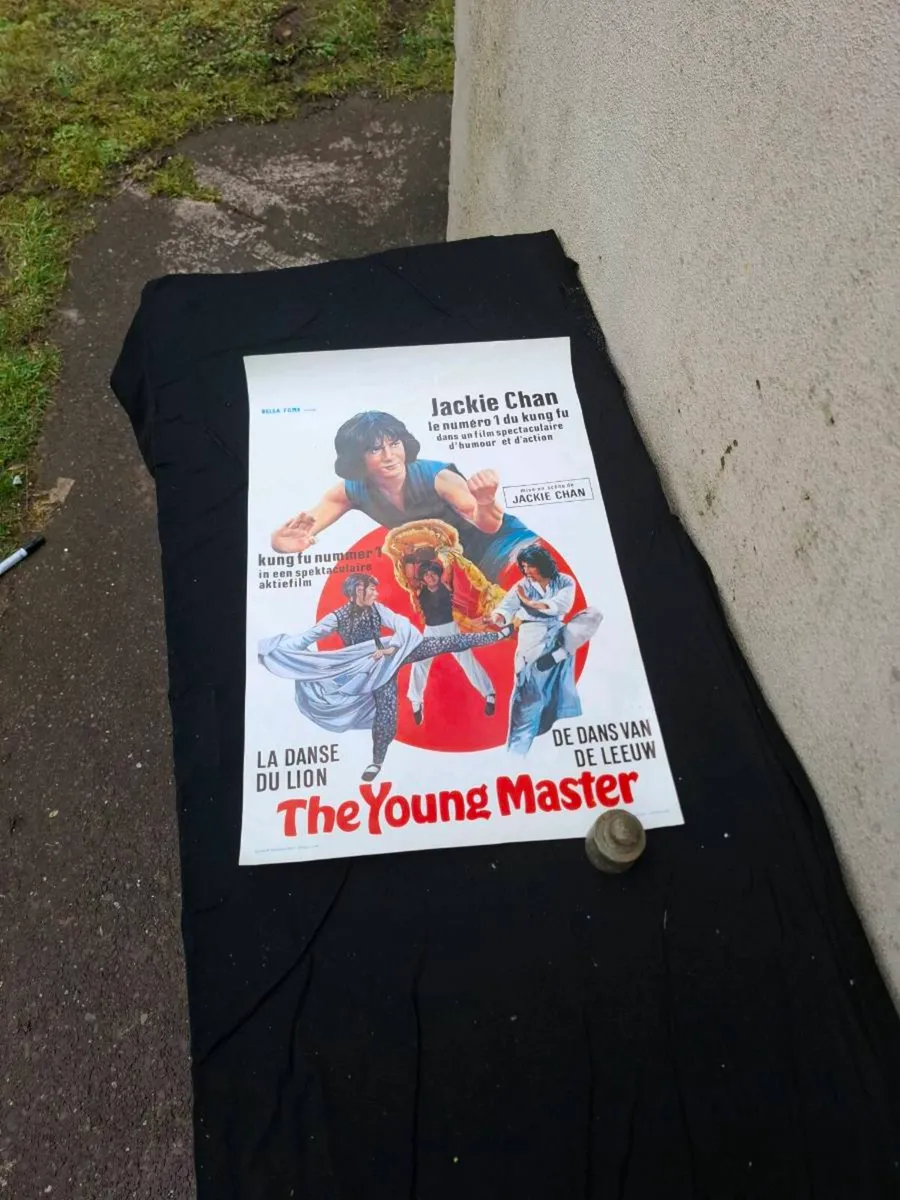 The young master vintagr Jackie chan poster