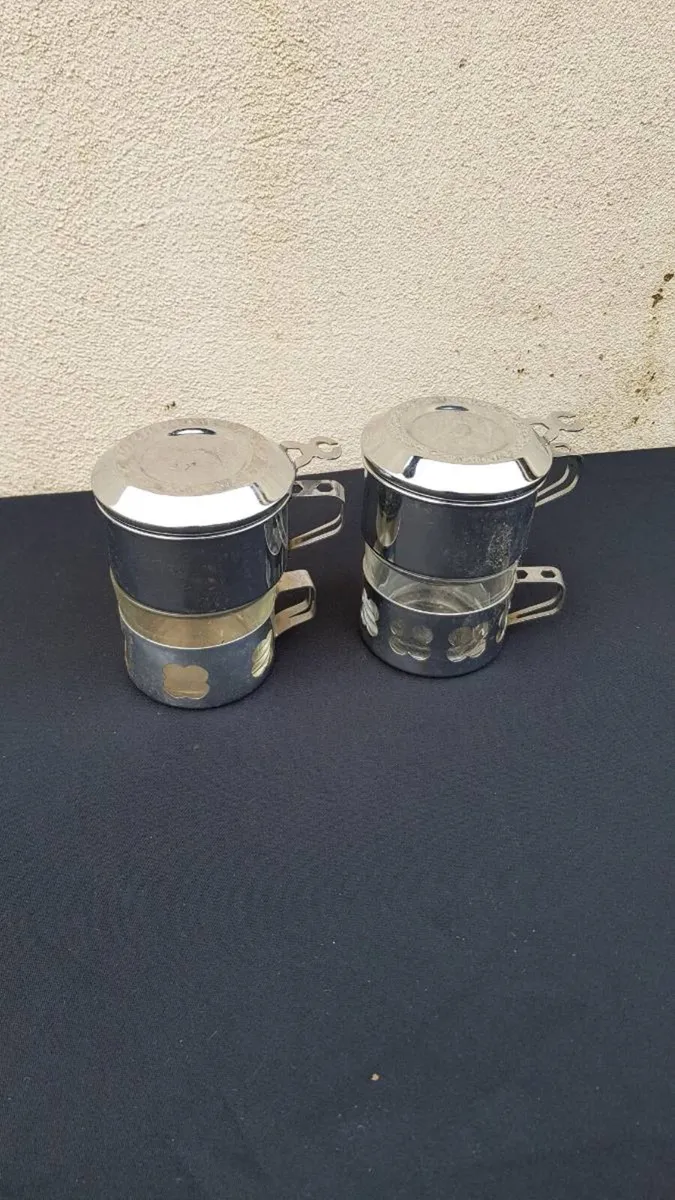 2 vintage coffee folter cups - Image 1