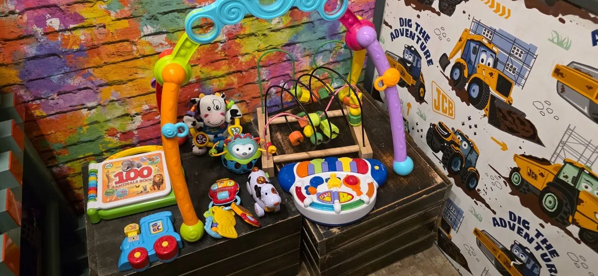 Infant/toddler 9 x toys (6 x battery powered) - Image 1