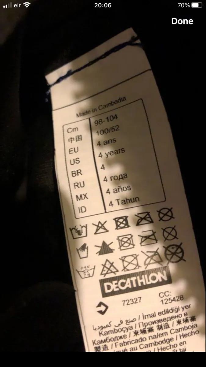 Boys wetsuit age 4 €10 - Image 4