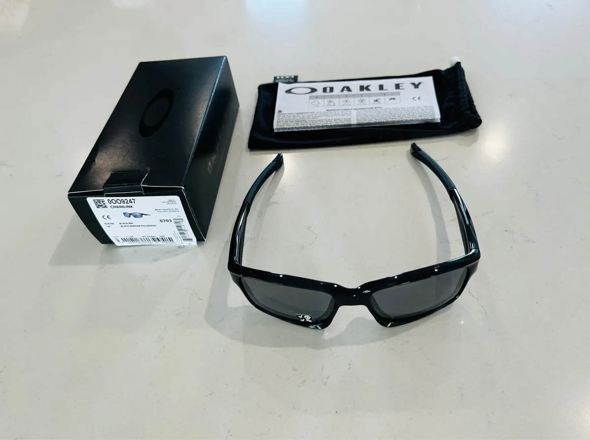 Oakley Chainlink Sunglasses Polarised-New in box - Image 1