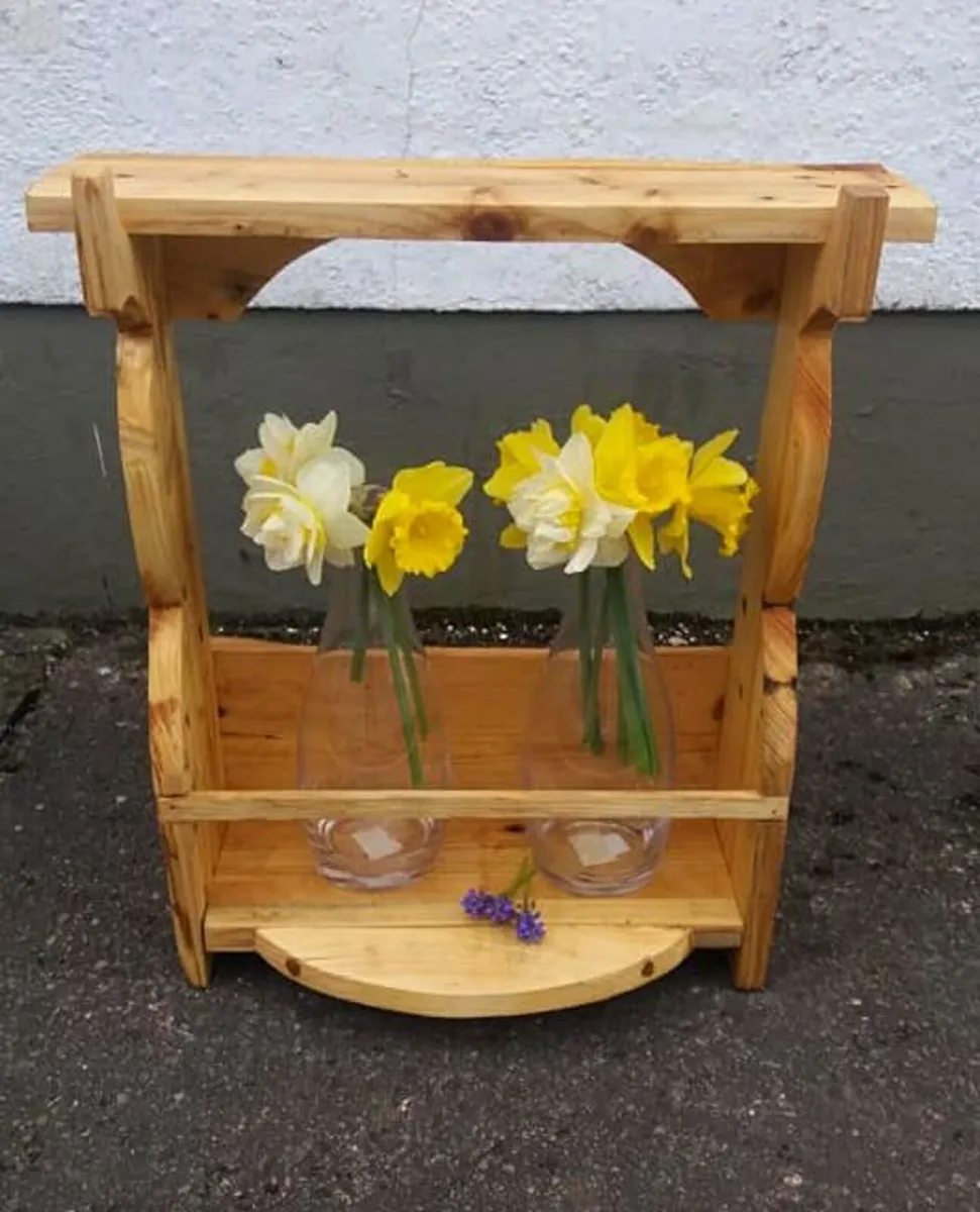 Rustic wall or stand flower / plant propagation. - Image 4