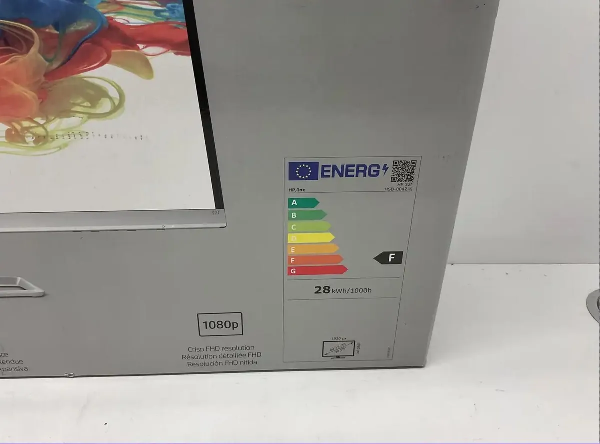 HP 32f 32-inch Ultra-Slim Monitor | Full HD 1080p - Image 2