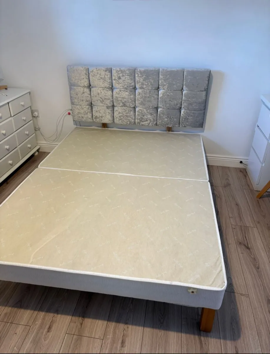 Bed frame and headboard