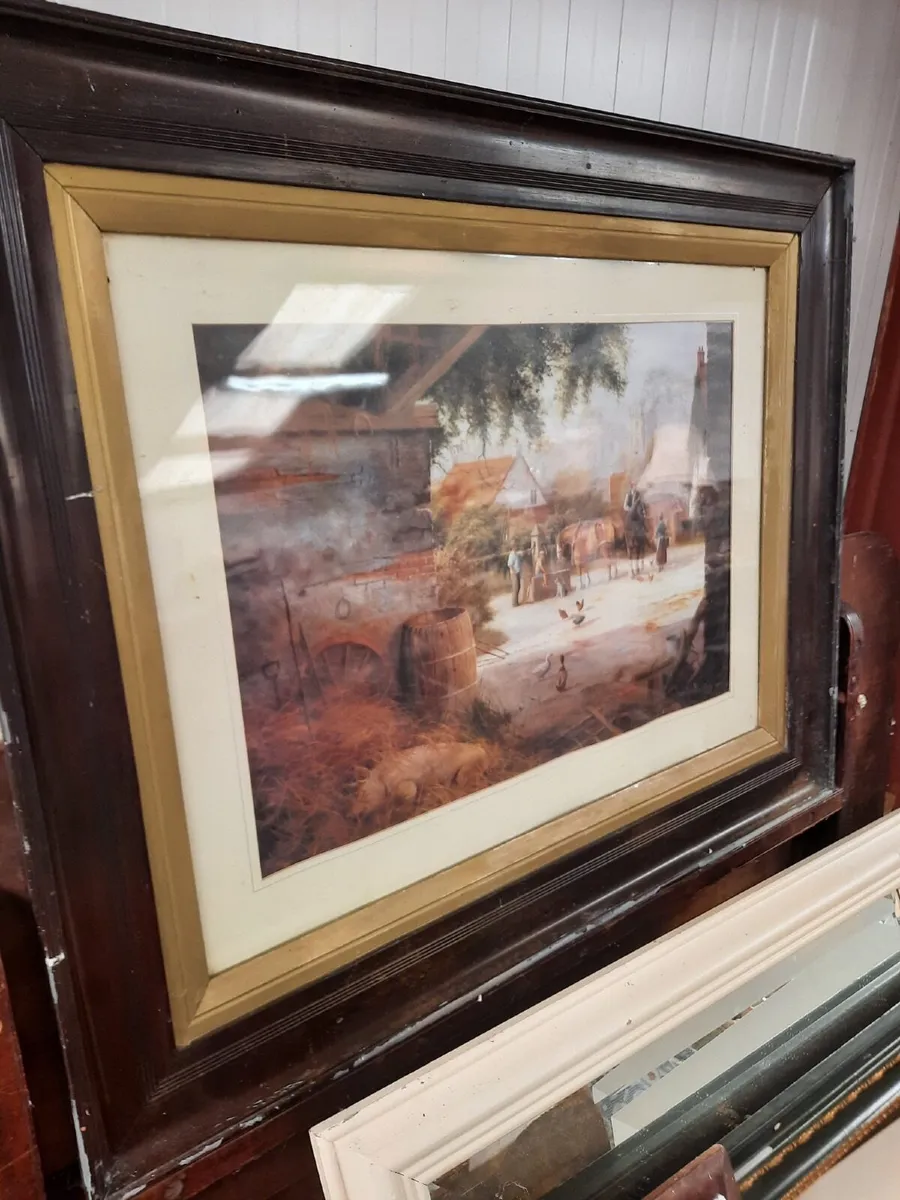 Large antique picture - Image 2