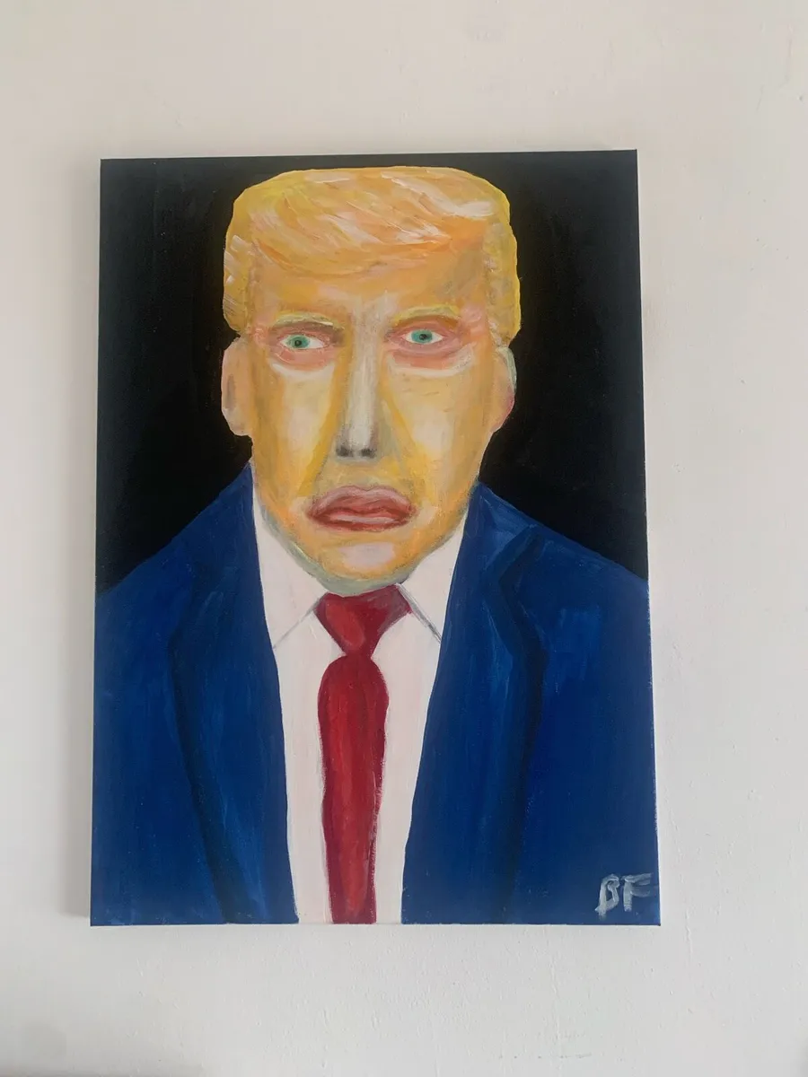 Large Portrait of Donald Trump - Image 1