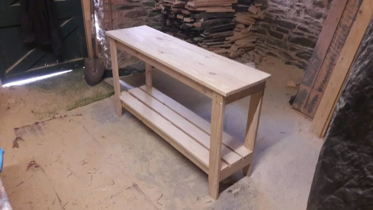 Handmade rustic table - Image 4