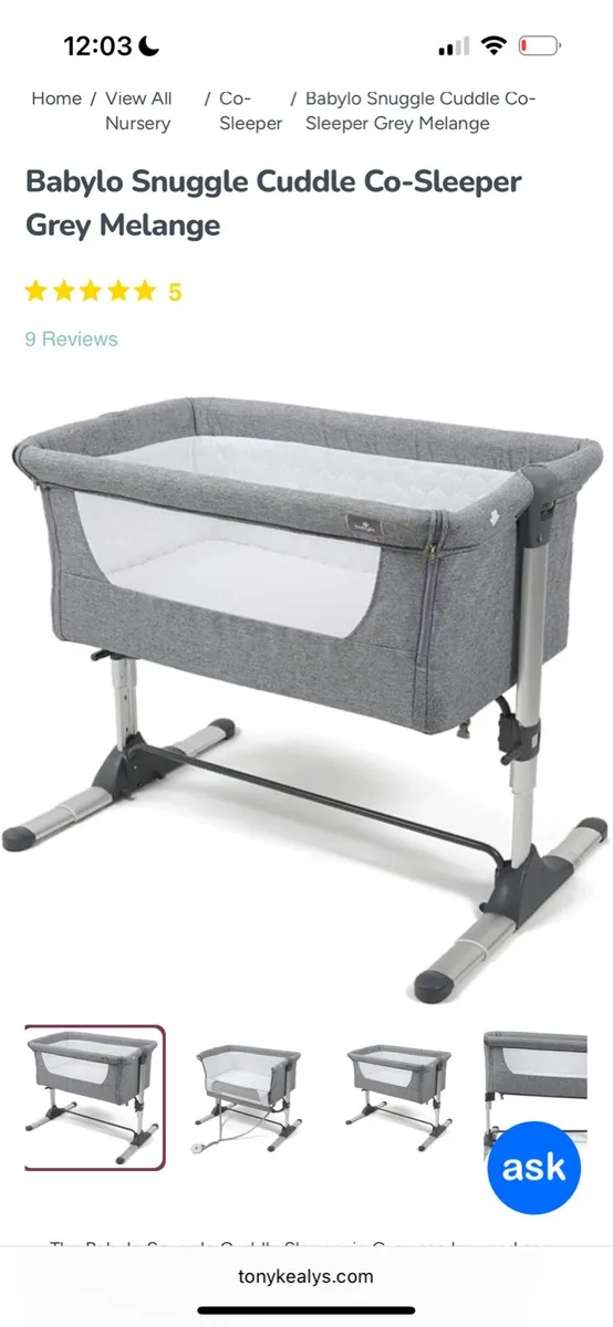 Free crib for collection in grange Douglas - Image 2