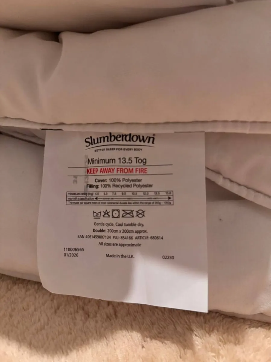 2 pillows and a duvet - Image 3