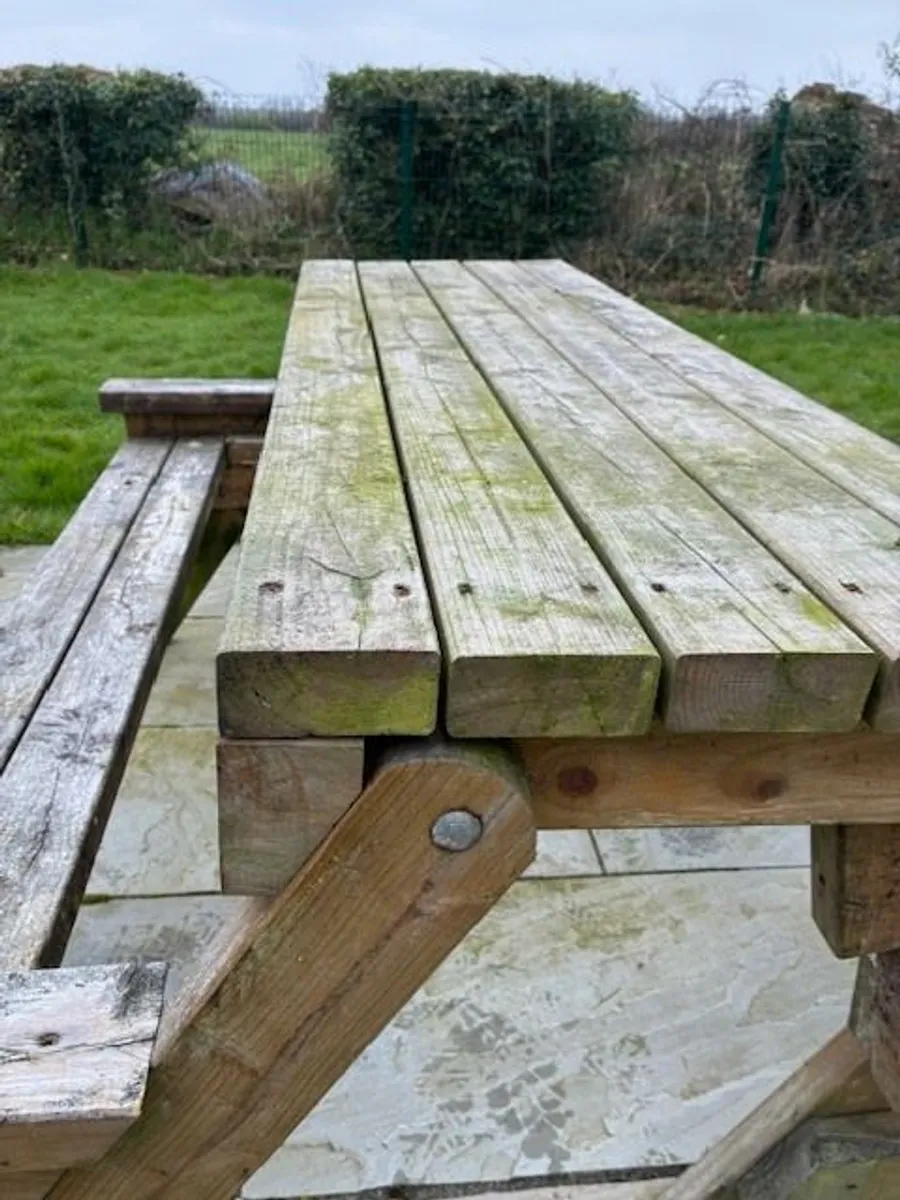 Picnic Bench Garden Seat - Image 2