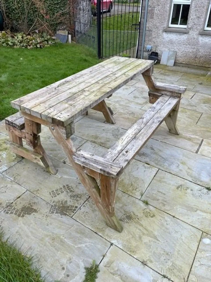 Picnic Bench Garden Seat - Image 3