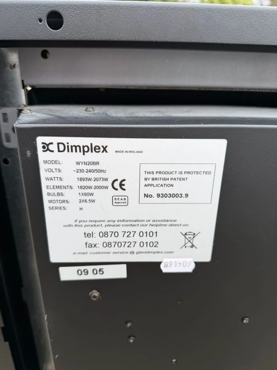 Electric Fire & Fireplace Surround - Image 3