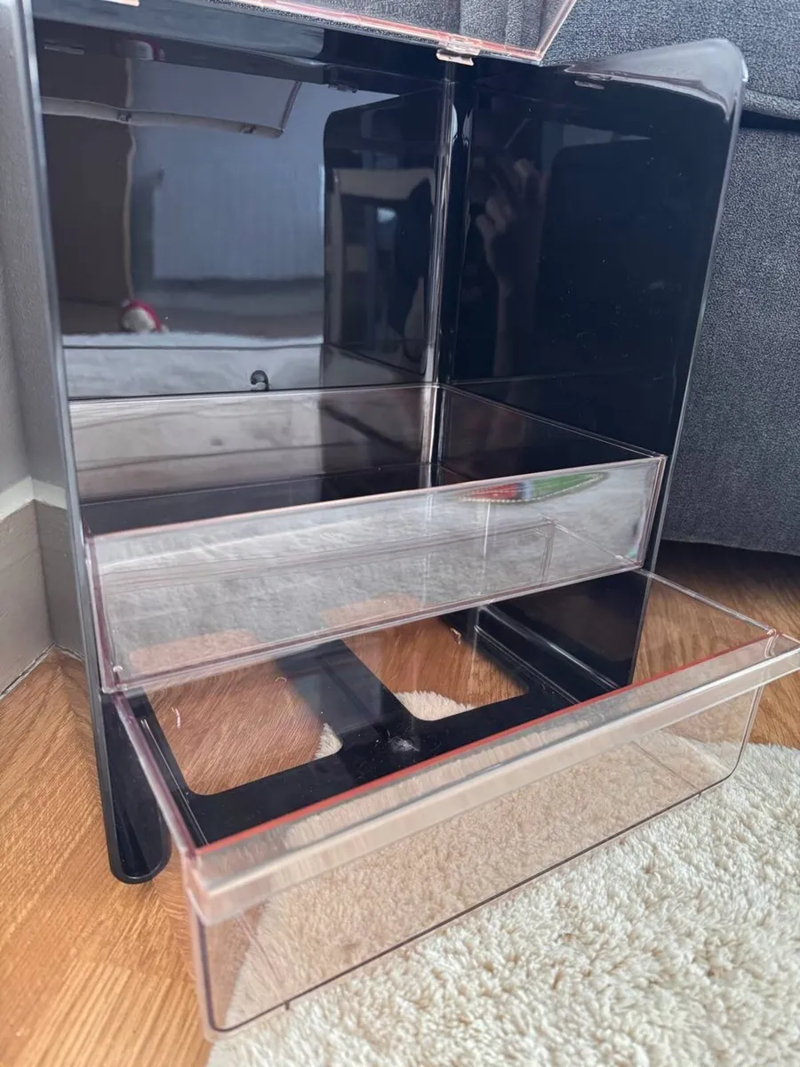 Makeup storage box+ mirror - Image 2
