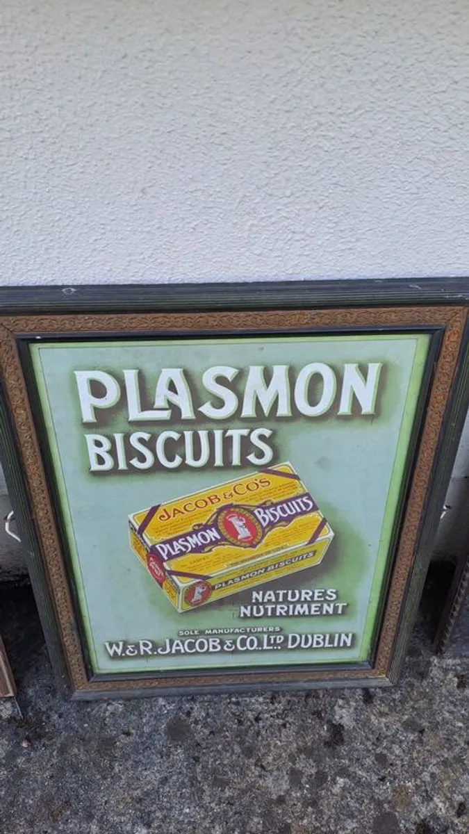 rare jacobs biscuit print in frame - Image 1