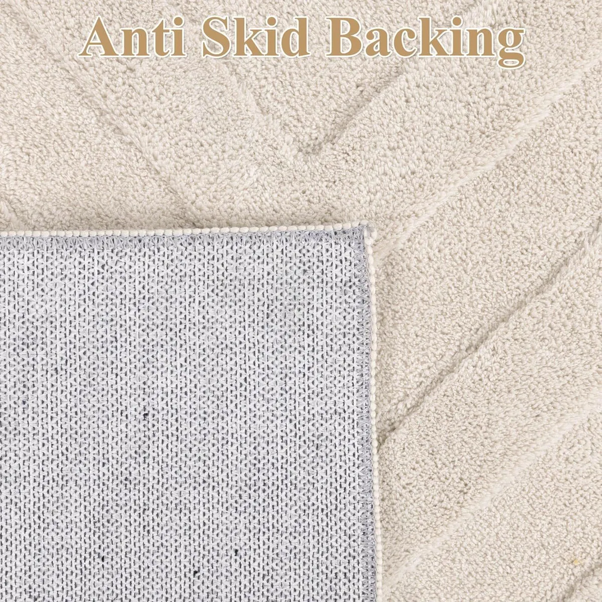 Washable Rugs Living Room 140x200 cm Large Soft - Image 4