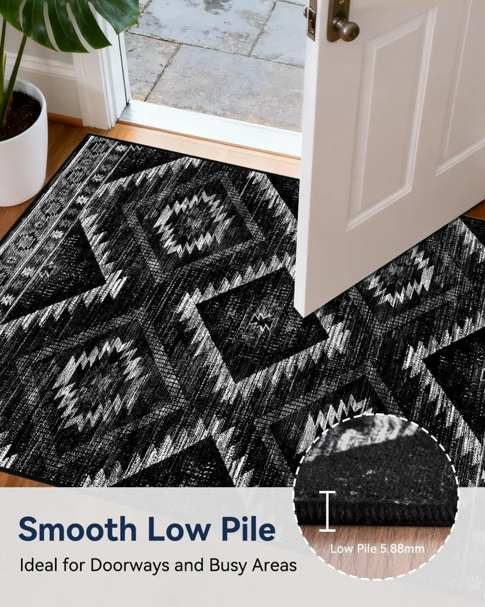 Machine Washable Large Rugs Living Room 180x270 - Image 4