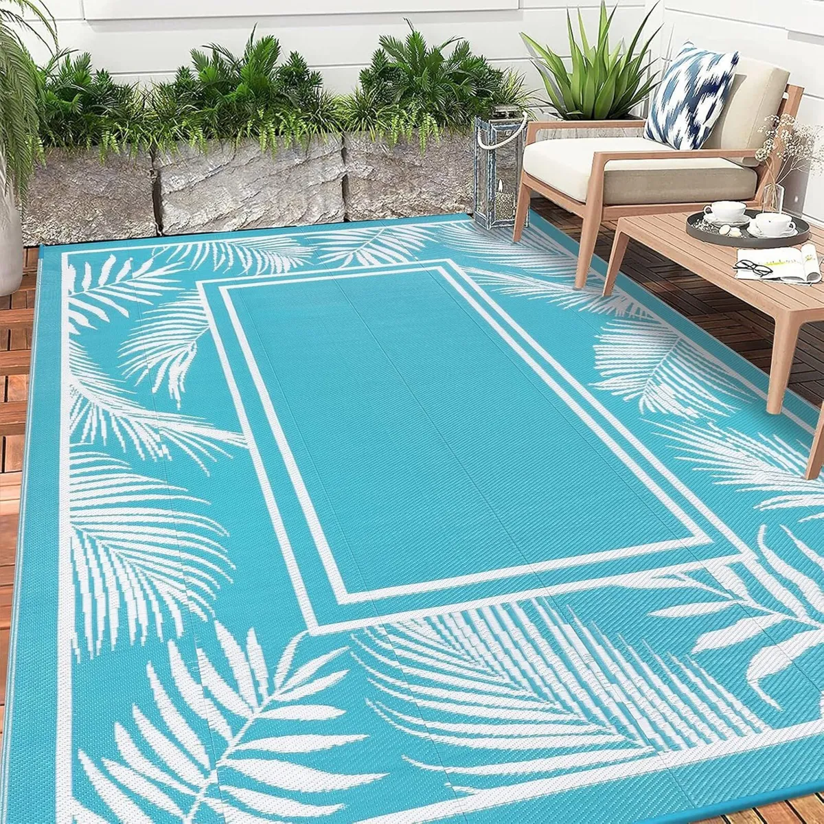 Outdoor Rugs for Patio Waterproof 240 x 300 cm - Image 1