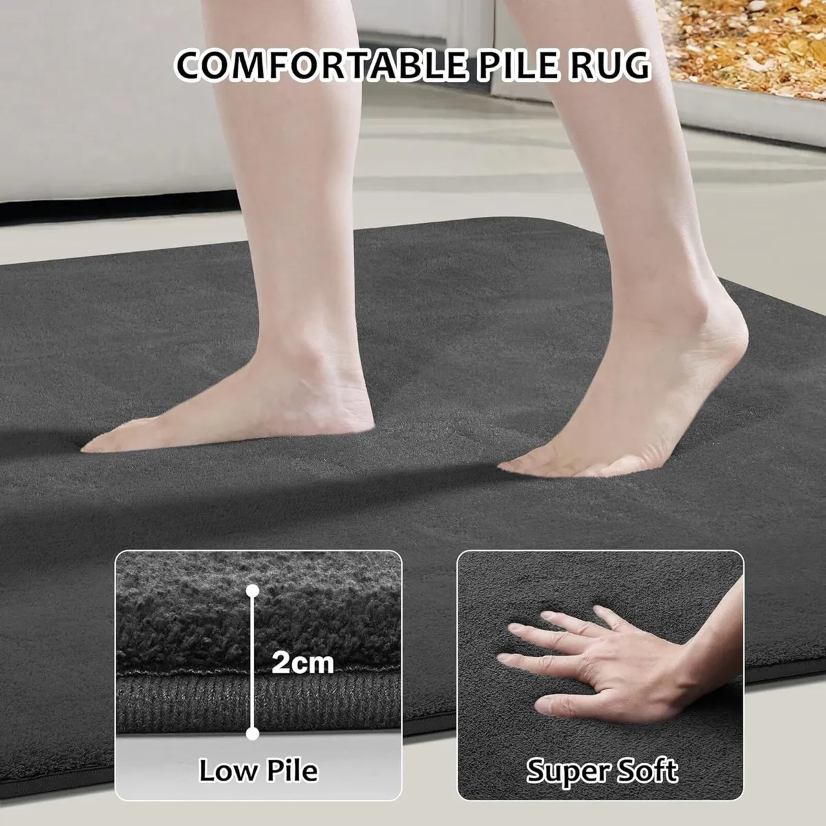 Carpet Rugs Living Room Large 200 X 300 cm Anti - Image 3