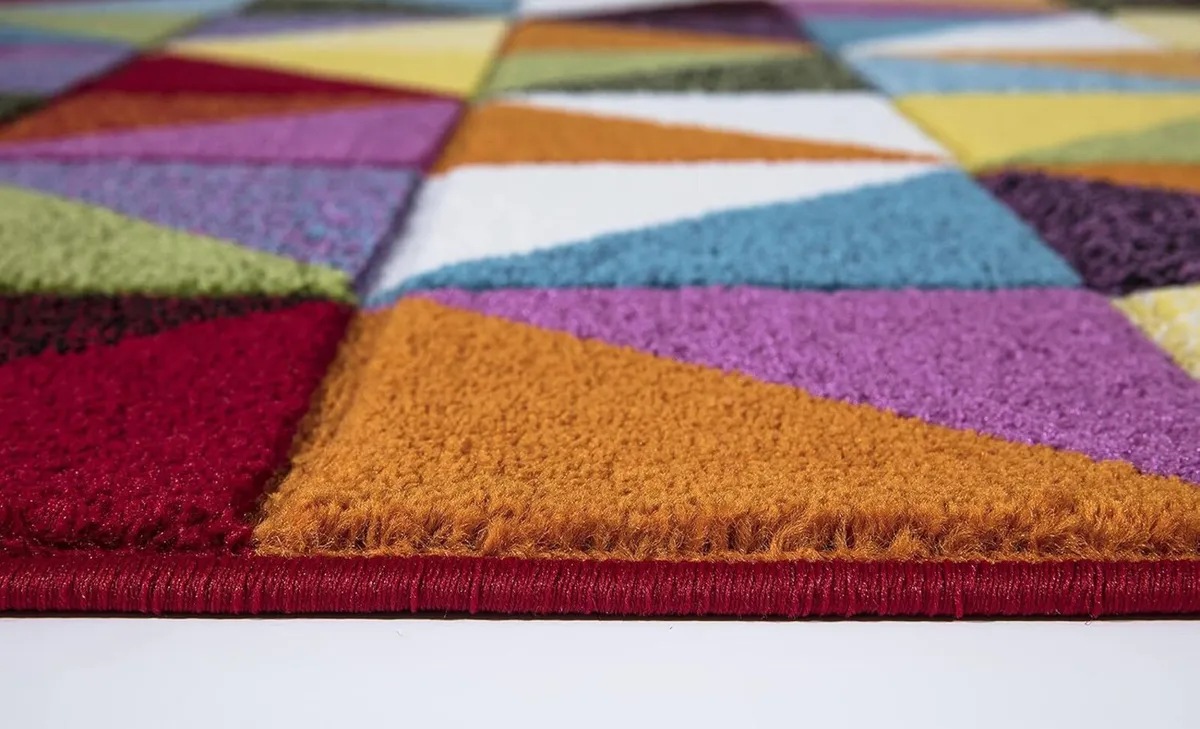 Multicoloured Large Rugs for Living Room Soft - Image 1