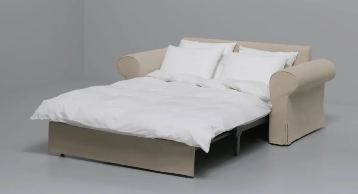 IKEA sofa bed grey - Image 2