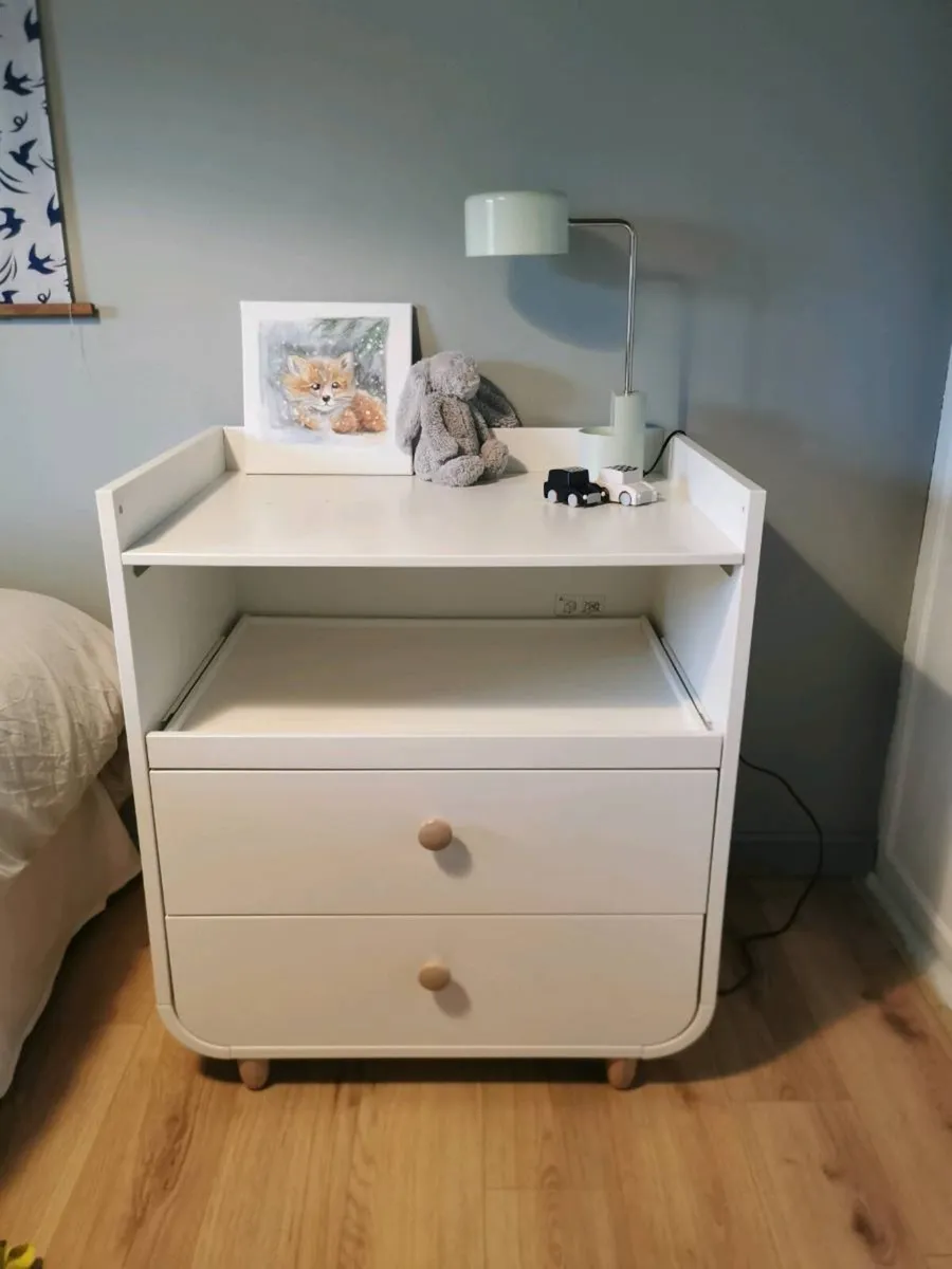 MYLLRA
Changing table with drawers, white - Image 4