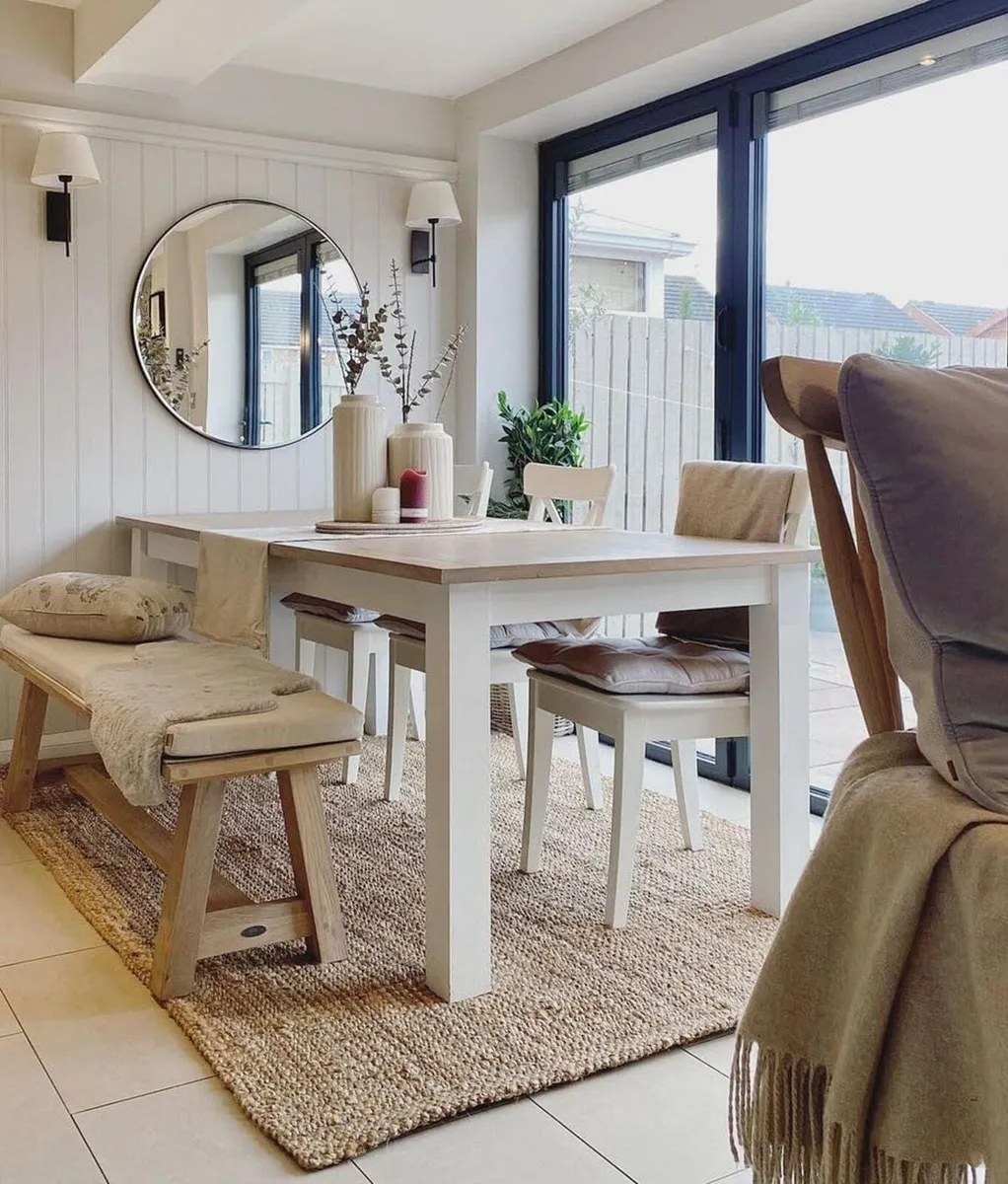 Durable Jute Living Room Rug Brown Natural Dirt - Image 3