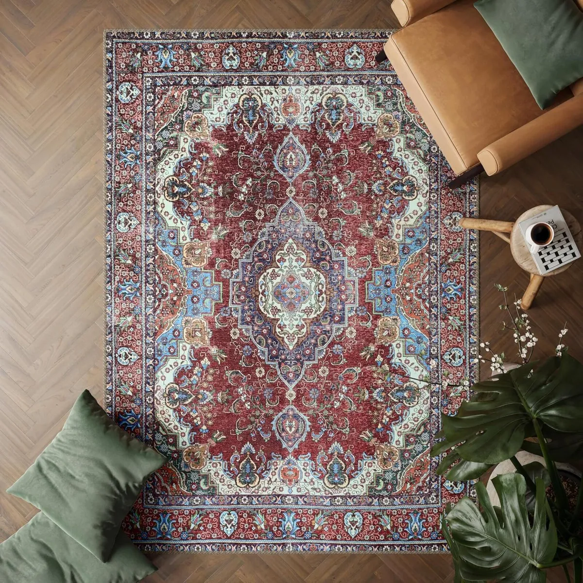 Machine Washable Rug 152x213cm 75% Recycled - Image 1