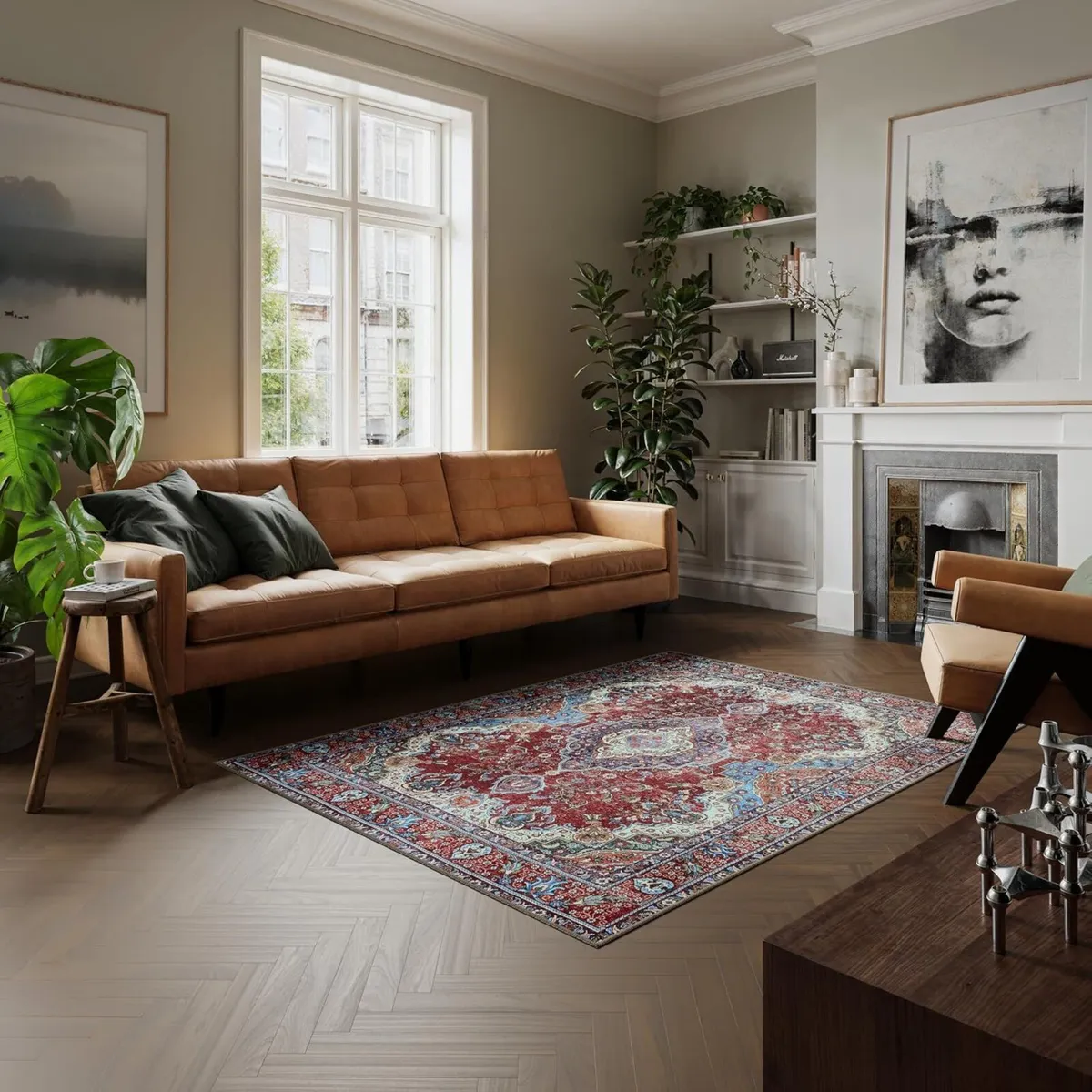 Machine Washable Rug 152x213cm 75% Recycled - Image 2