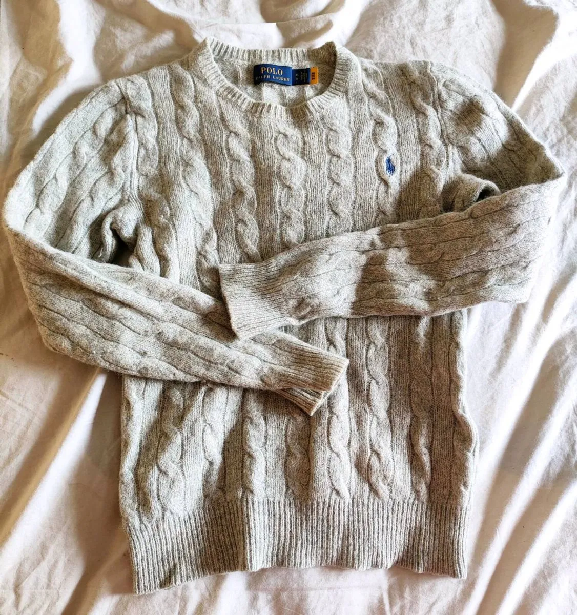 Classic Polo Ralph Lauren Cable‑Knit Sweater XS - Image 1