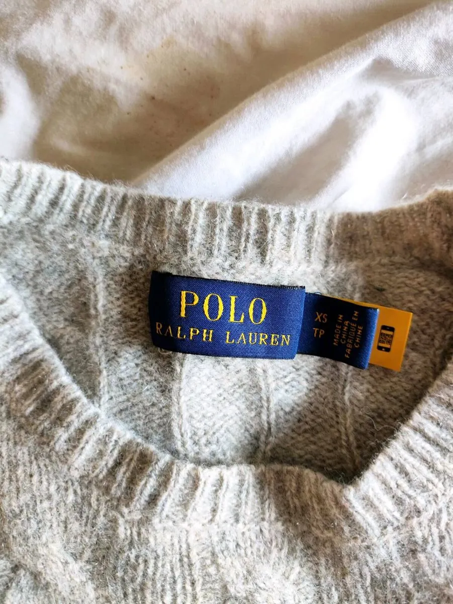 Classic Polo Ralph Lauren Cable‑Knit Sweater XS - Image 2