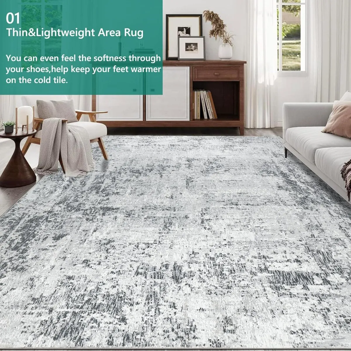 200x300cm Large Modern Abstract Rugs Living Room - Image 2