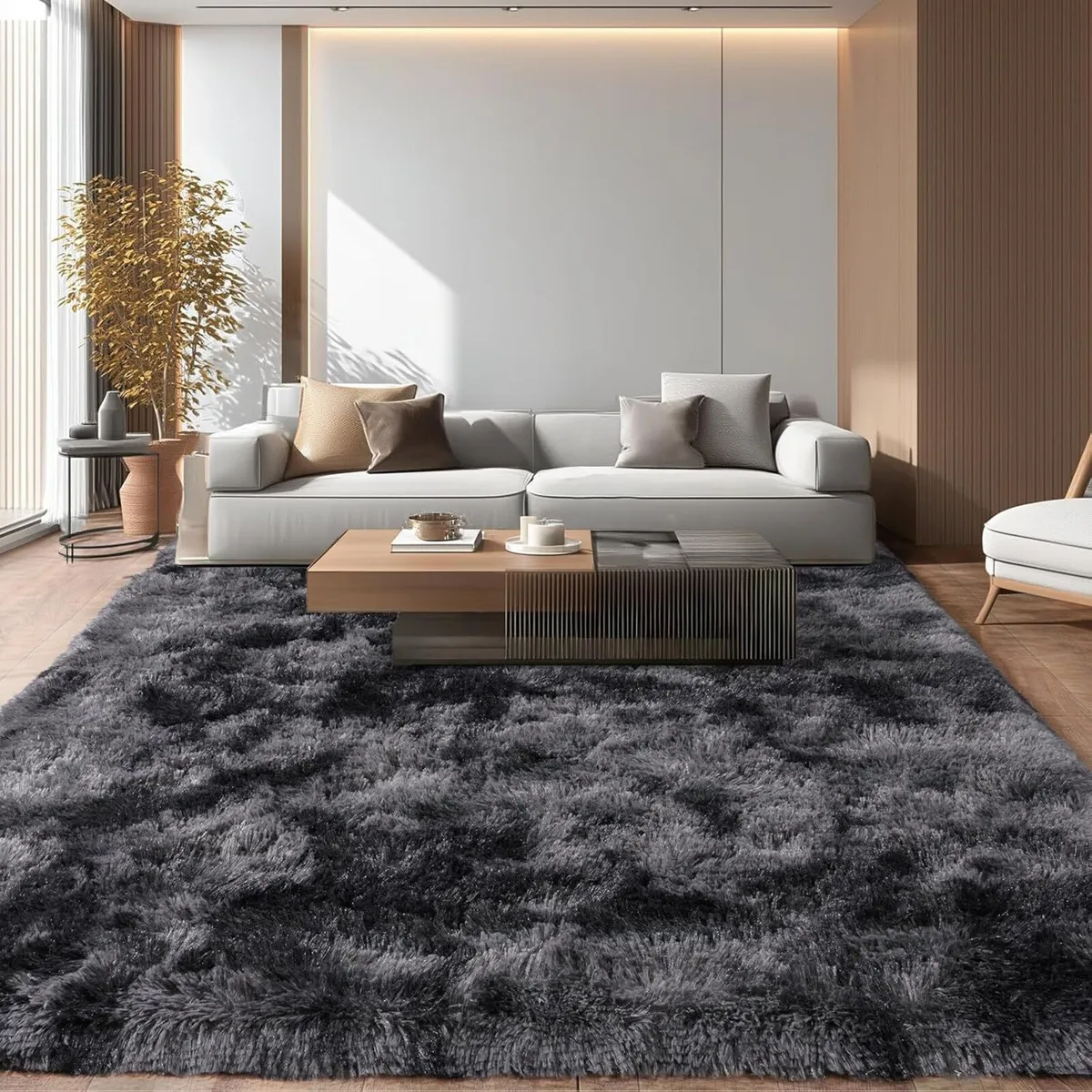Large Rugs for Living Room 200x300 cm - Fluffy - Image 1