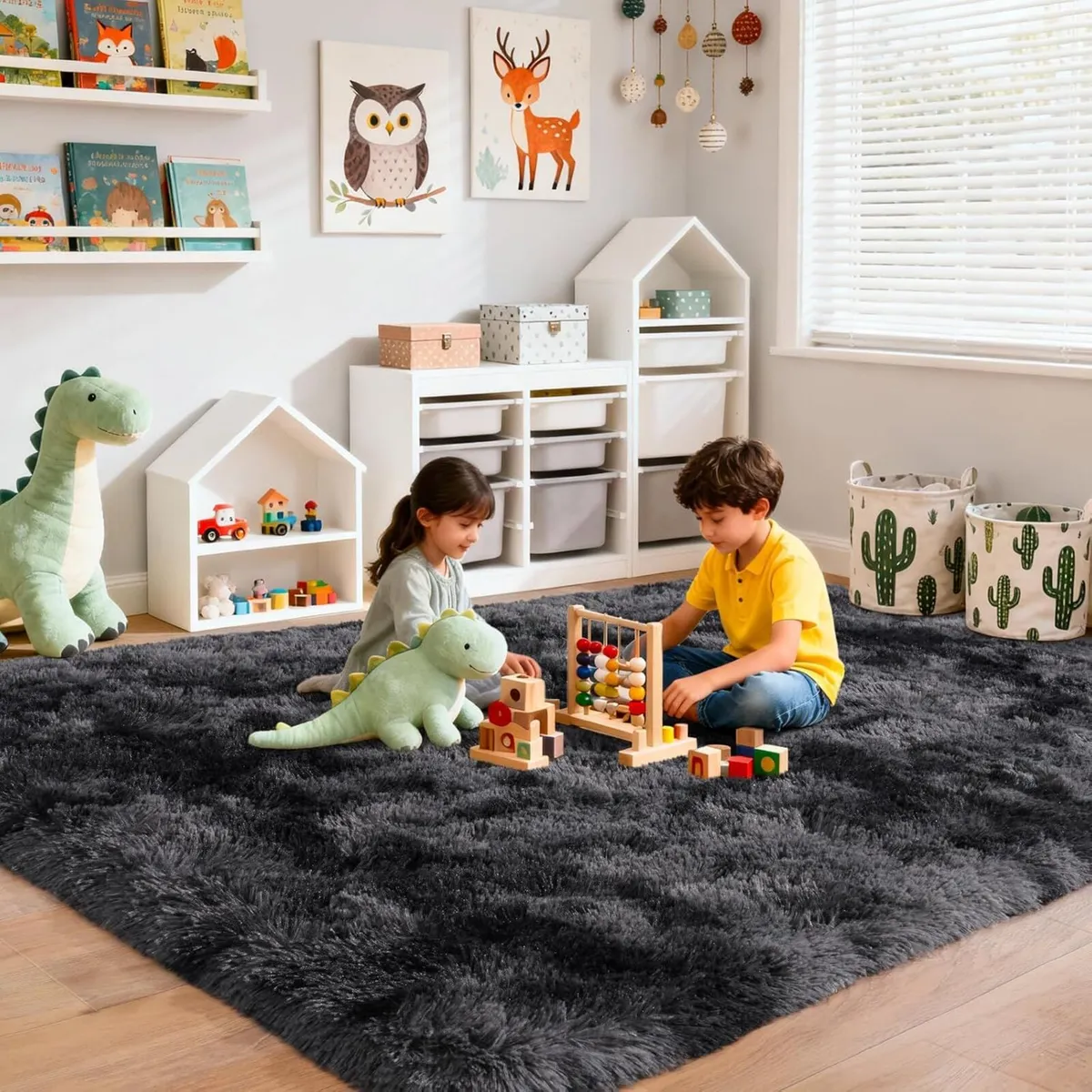 Large Rugs for Living Room 200x300 cm - Fluffy - Image 4