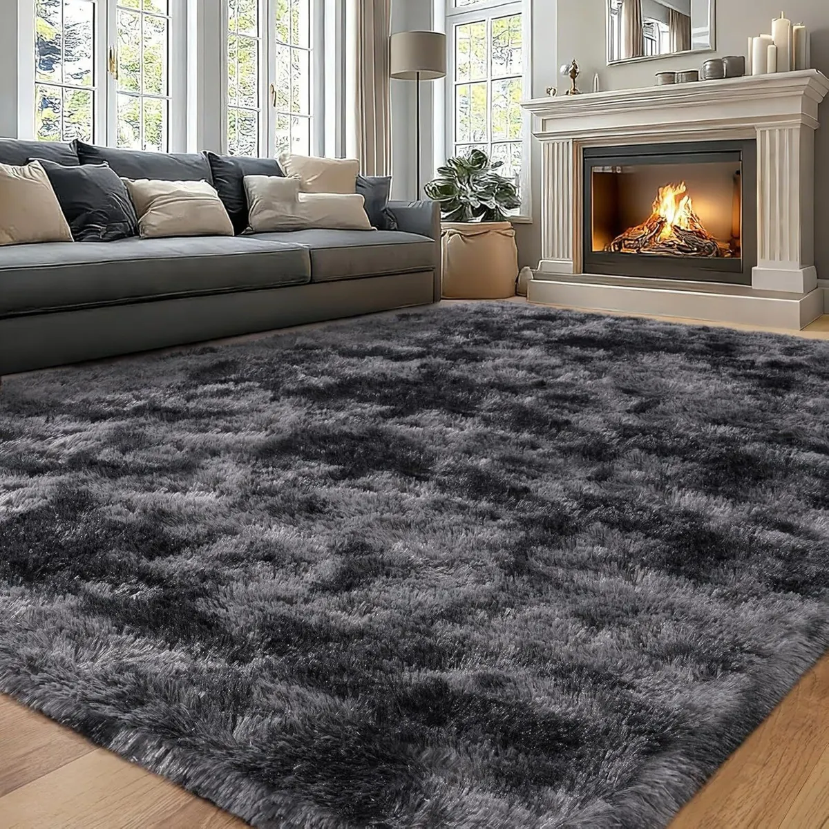 Large Rugs for Living Room 200x300 cm - Fluffy - Image 3