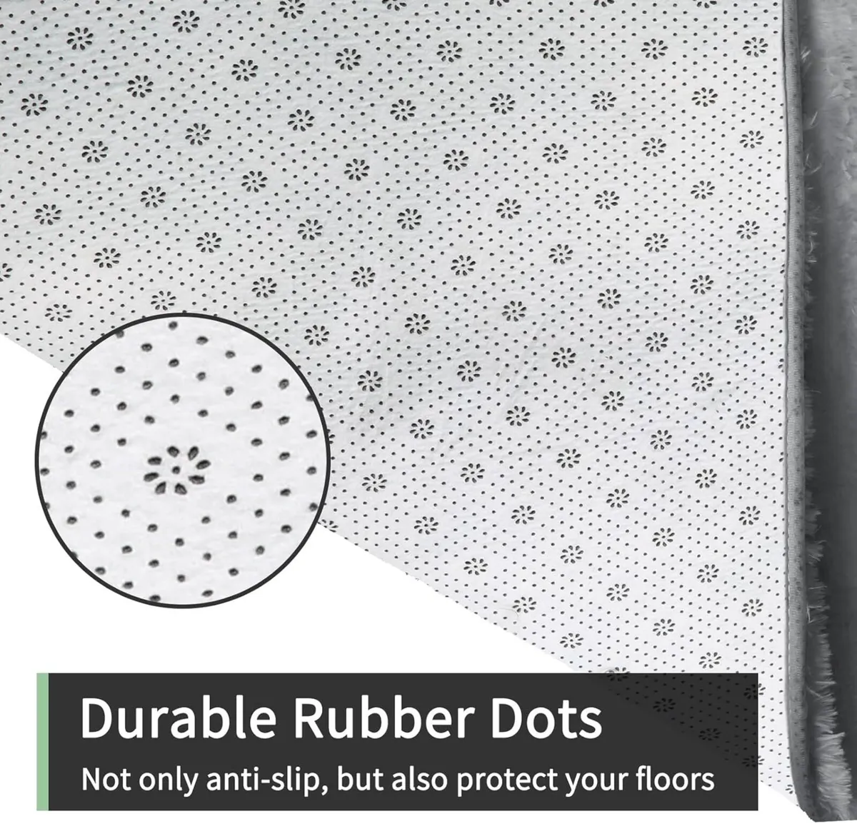 Rugs Living Room 200x300cm Grey Area for Bedroom - Image 4