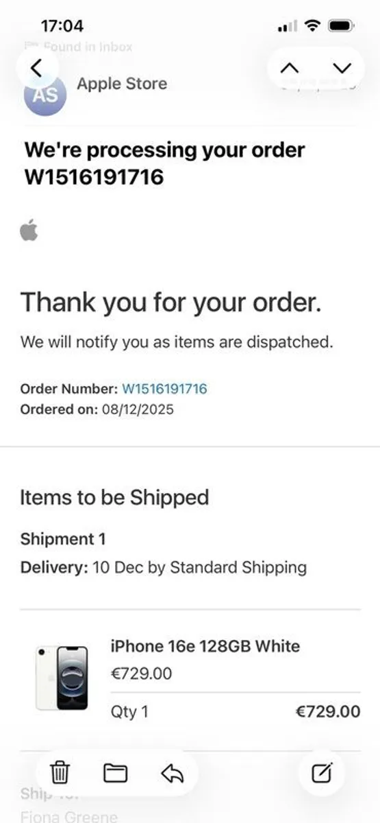 Iphone 16E 128GB White - Image 4